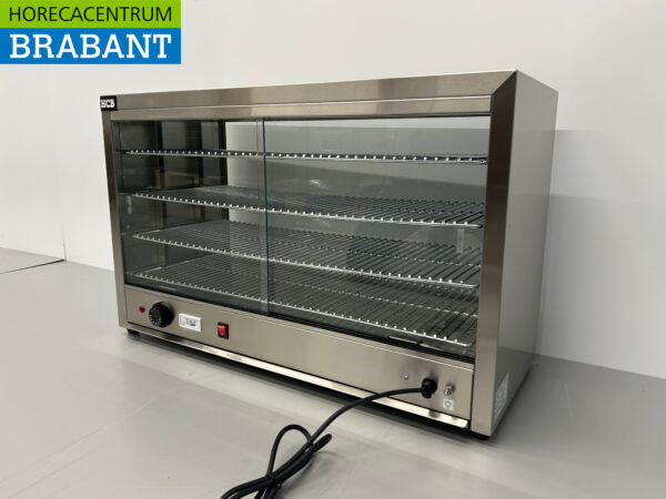 Wärmeschrank aus Edelstahl Wärmevitrine 85 cm 230V Horeca – Bild 3