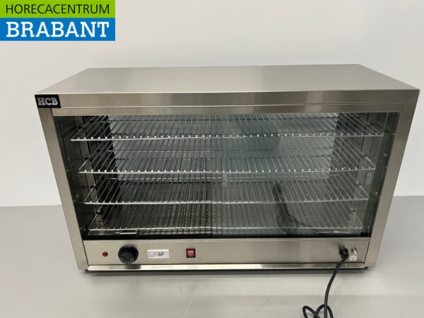 Wärmeschrank aus Edelstahl Wärmevitrine 85 cm 230V Horeca – Bild 4