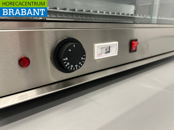 Wärmeschrank aus Edelstahl Wärmevitrine 85 cm 230V Horeca – Bild 5