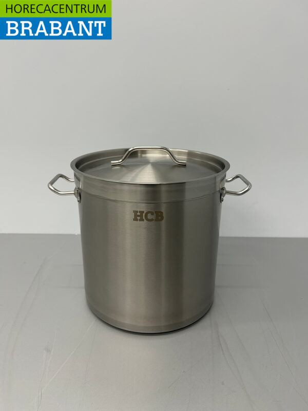 Edelstahl HCB Suppentopf Kochtopf Induktion 28,5 x 29 cm 17 Liter Catering