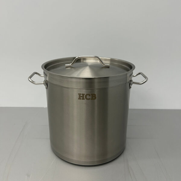 Edelstahl HCB Suppentopf Kochtopf Induktion 28,5 x 29 cm 17 Liter Catering
