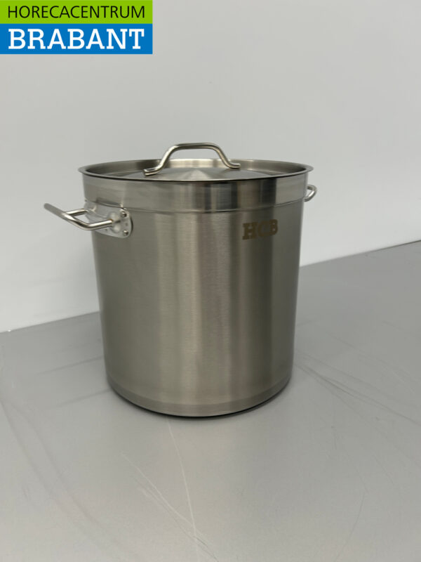 Edelstahl HCB Suppentopf Kochtopf Induktion 28,5 x 29 cm 17 Liter Catering – Bild 3