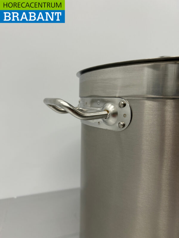 Edelstahl HCB Suppentopf Kochtopf Induktion 28,5 x 29 cm 17 Liter Catering – Bild 4