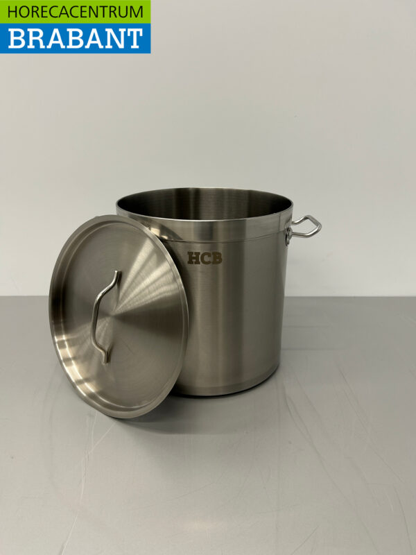 Edelstahl HCB Suppentopf Kochtopf Induktion 28,5 x 29 cm 17 Liter Catering – Bild 7