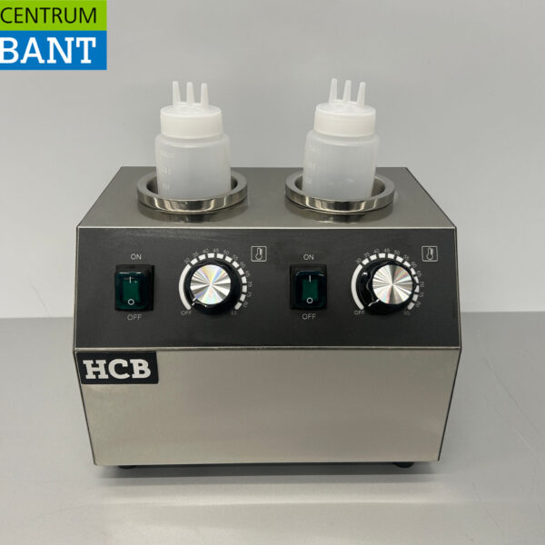 HCB Edelstahl Soßenwärmer Flaschenwärmer 2 x 950 ml Schokolade Käse Marmelade Whiskey 230V Horeca