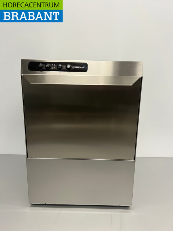 Edelstahl Adler ECO Geschirrspüler Frontlader mit Abtropfpumpe und Seifenspender 230V Horeca