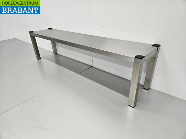 Edelstahl HCB Etagere Brücke Premium-line 140 cm Horeca – Bild 3