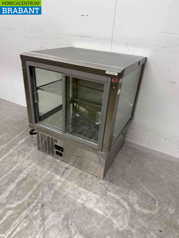Edelstahl Gamko Chiller Kühlvitrine Kühlung 64,5 cm 230V Horeca – Bild 2