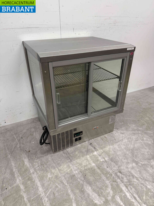 Edelstahl Gamko Chiller Kühlvitrine Kühlung 64,5 cm 230V Horeca – Bild 3