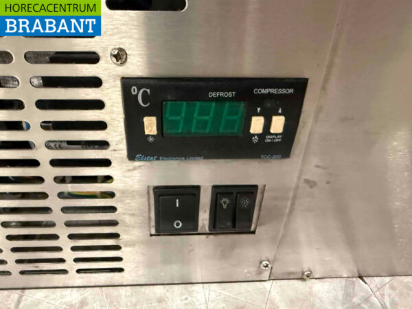 Edelstahl Gamko Chiller Kühlvitrine Kühlung 64,5 cm 230V Horeca – Bild 4