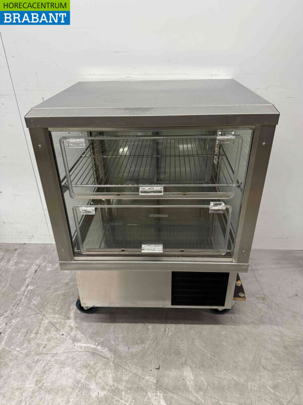Edelstahl Gamko Chiller Kühlvitrine Kühlung 64,5 cm 230V Horeca – Bild 5