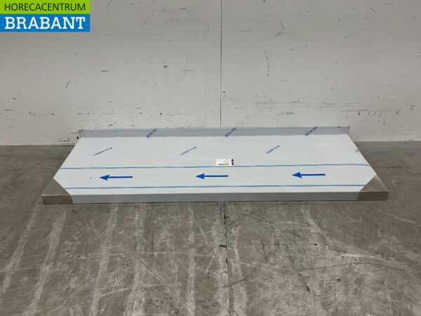 Wandregal aus Edelstahl 130 x 50 cm Horeca