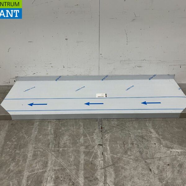 Wandregal aus Edelstahl 130 x 50 cm Horeca