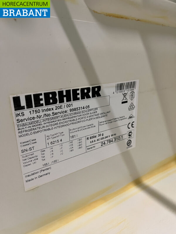 Liebherr Doppel-Kühlschrank 316 Liter 230V Horeca – Bild 6