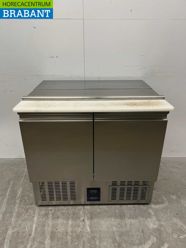 Edelstahl Rubbens Kühltheke Saladette 2 Türen 88 cm 230V Horeca