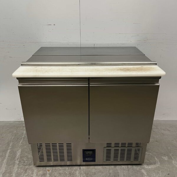 Edelstahl Rubbens Kühltheke Saladette 2 Türen 88 cm 230V Horeca