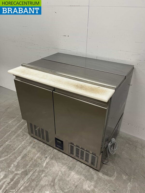 Edelstahl Rubbens Kühltheke Saladette 2 Türen 88 cm 230V Horeca – Bild 2