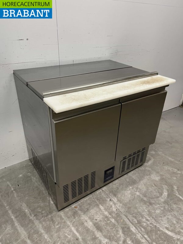 Edelstahl Rubbens Kühltheke Saladette 2 Türen 88 cm 230V Horeca – Bild 3