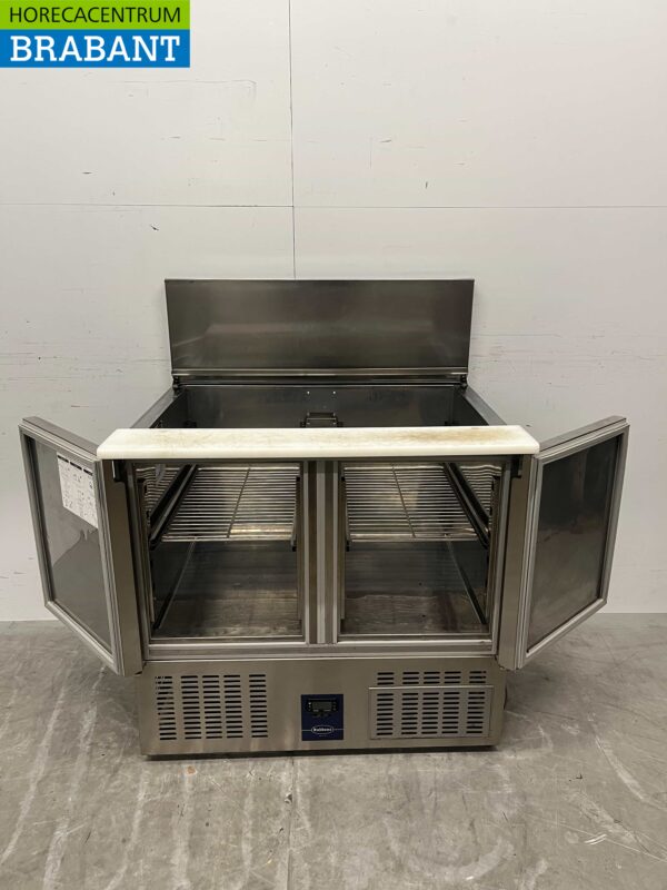 Edelstahl Rubbens Kühltheke Saladette 2 Türen 88 cm 230V Horeca – Bild 4