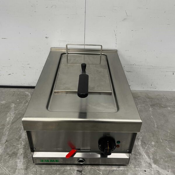 Edelstahl Friteuse 8 Liter 400V Horeca