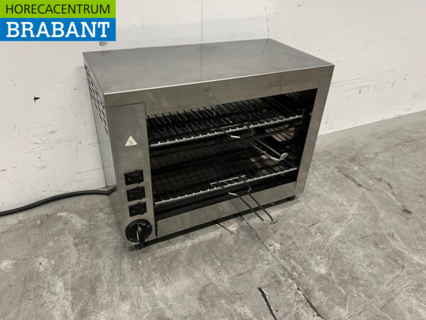 Milan Toast Salamander Toaster aus Edelstahl 44 cm 230V Horeca – Bild 3