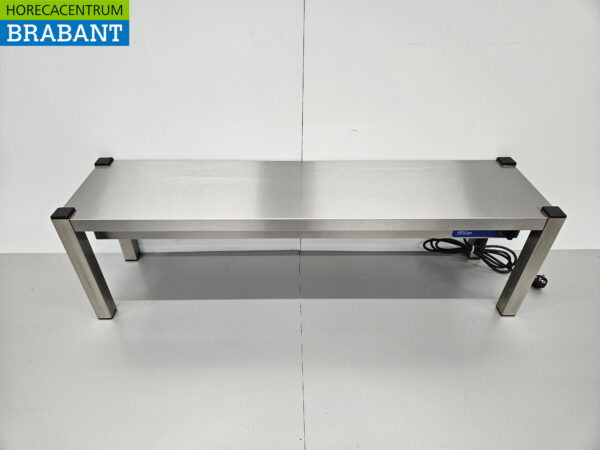 Edelstahl Heizbrücke Beheizte Etagere Premium-line 120 cm Horeca – Bild 4