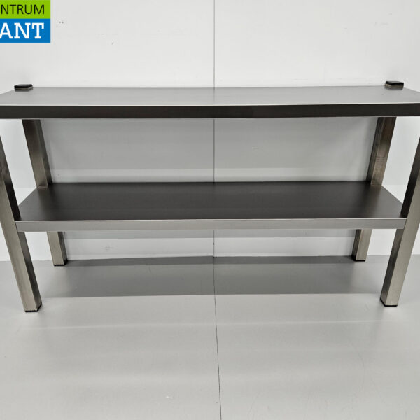 HCB Double Etagere Brücke Premium-line 120 cm Horeca aus Edelstahl