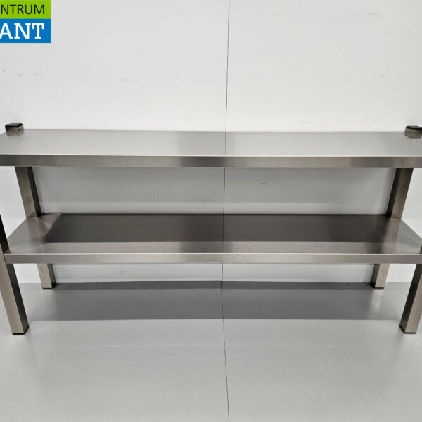 HCB Double Etagere Brücke Premium-line 140 cm Horeca aus Edelstahl
