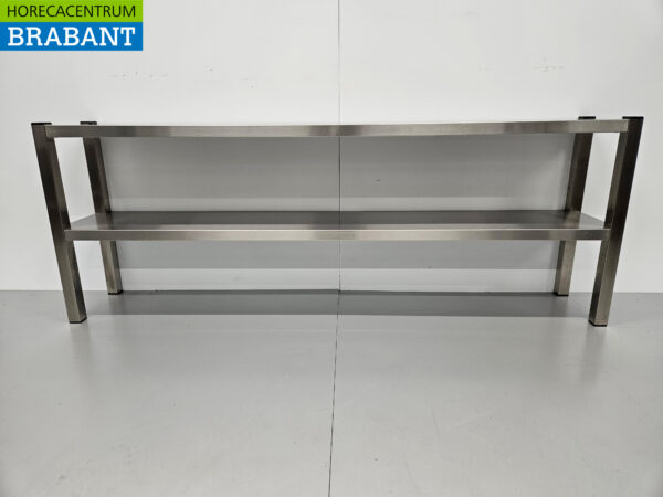 HCB Double Etagere Brücke Premium-line 180 cm Horeca aus Edelstahl – Bild 5