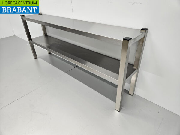 Edelstahl HCB Doppel-Etagere Brücke Premium-line 160 cm Horeca – Bild 2