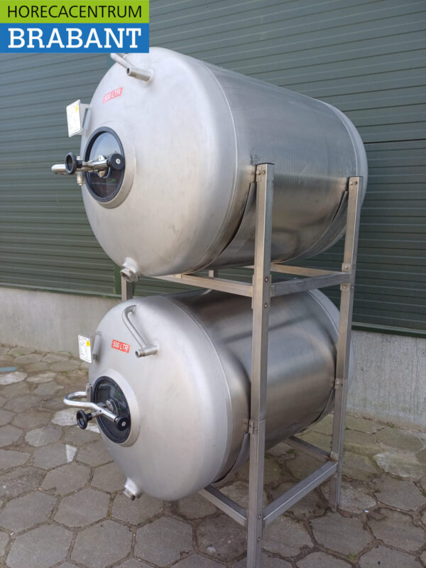 Kühlraum Gefrierzelle mit 2 Biertanks 500 Liter Installation 230V Horeca – Bild 8