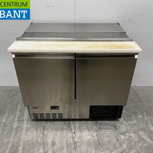 Edelstahl Zanussi Saladette Gekühlte Werkbank 95,5 cm 230V Horeca