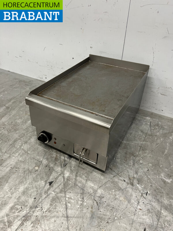Edelstahl Mareno Grill Grill Glatt 400V Horeca – Bild 2