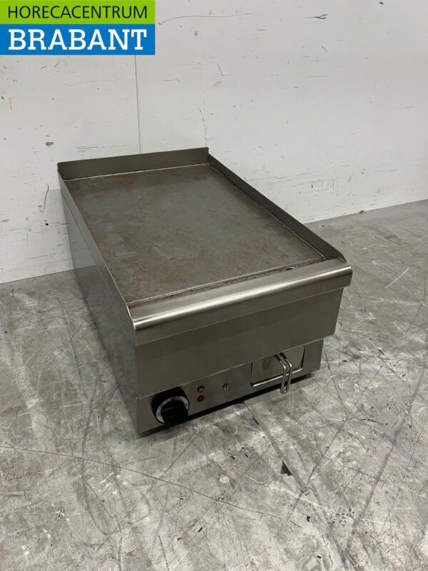 Edelstahl Mareno Grill Grill Glatt 400V Horeca – Bild 3