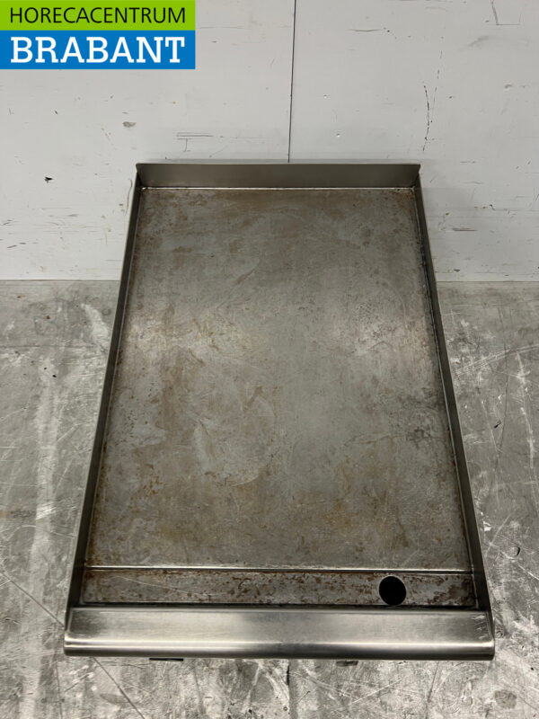 Edelstahl Mareno Grill Grill Glatt 400V Horeca – Bild 4
