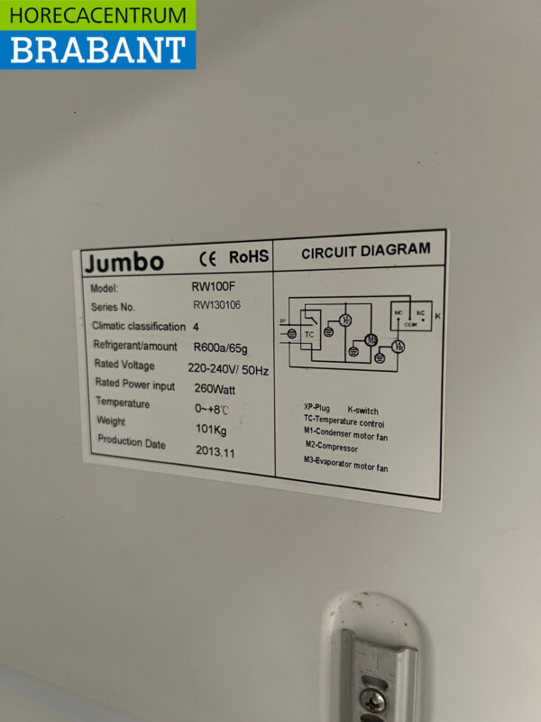 Jumbo-Kühlschrank 230V Horeca – Bild 5