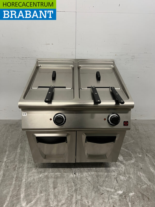 Modulare Doppelfritteuse aus Edelstahl 2 x 17 Liter 33 kW 400V Horeca