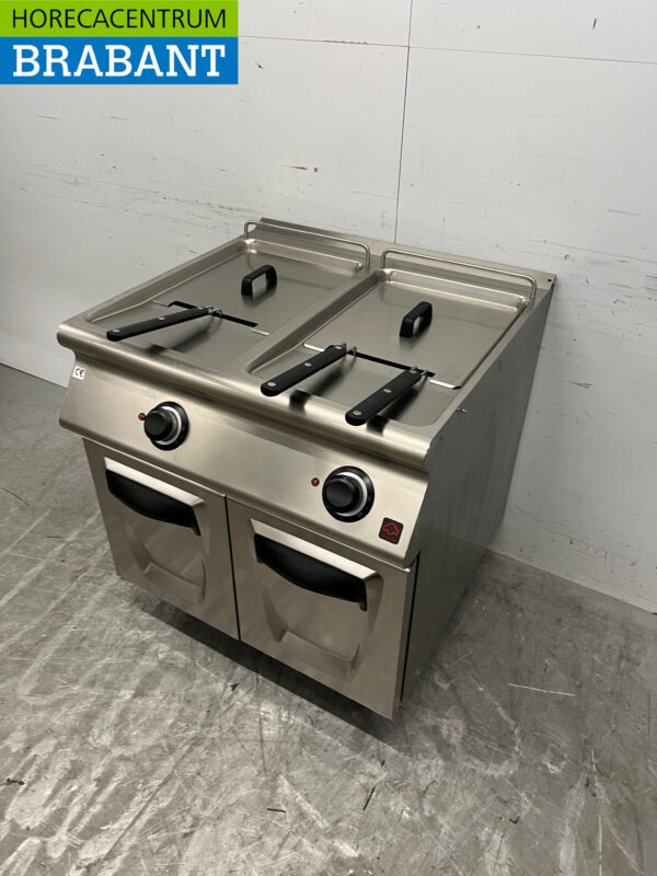 Modulare Doppelfritteuse aus Edelstahl 2 x 17 Liter 33 kW 400V Horeca – Bild 2