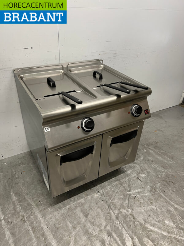 Modulare Doppelfritteuse aus Edelstahl 2 x 17 Liter 33 kW 400V Horeca – Bild 3