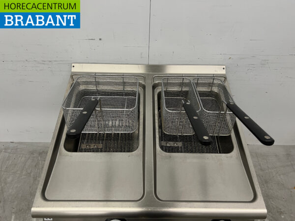 Modulare Doppelfritteuse aus Edelstahl 2 x 17 Liter 33 kW 400V Horeca – Bild 4