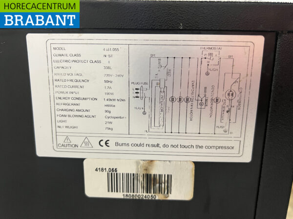 Maxxfrost Bar Cooler 3 Flügeltüren 133,5 cm 230V Horeca – Bild 5
