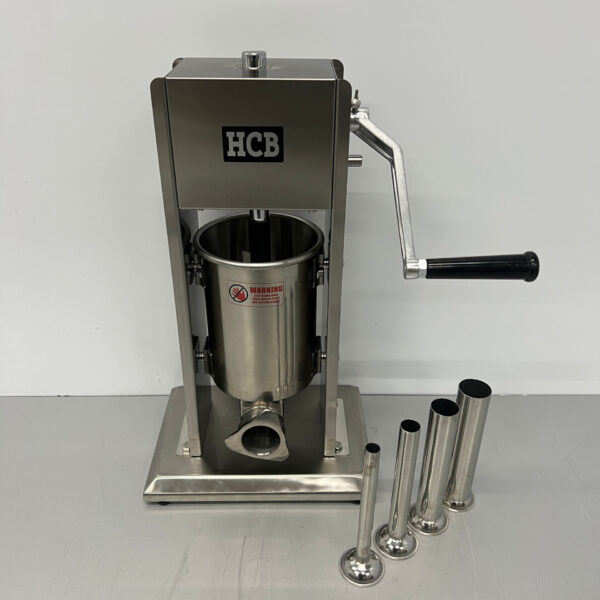 Edelstahl Vertikale Füllkanne Stopper Wurstfüller 3 Liter Catering Metzgerei