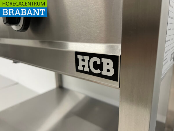 HCB Edelstahl Pfannkuchenherd 2 Brenner 2 x 8 kW 90 cm GAS Catering – Bild 6