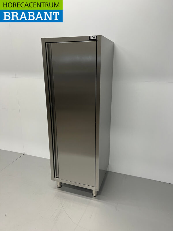 Edelstahl HCB Speiseschrank Arbeitsschrank 1 Tür Premium-line 60 cm Catering – Bild 3