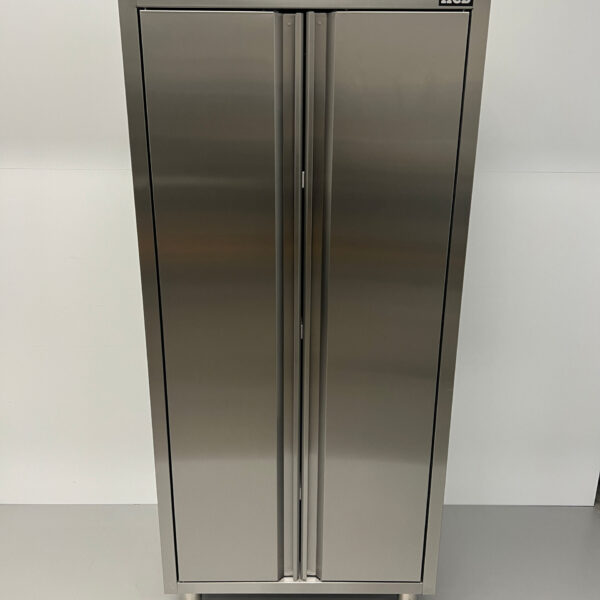 Edelstahl HCB Speiseschrank Arbeitsschrank 2 Türen Premium-line 80 cm Catering