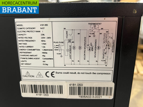 Maxxfrost Bar Cooler 2 Flügeltüren 90 cm 230V Horeca – Bild 5