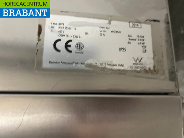Edelstahl Zanussi NHT8 Sliding Geschirrspüler Geschirrspüler 400V Catering – Bild 7