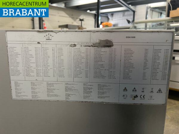 Edelstahl Kühltheke Saladette 2 Türen 90 cm 230V Horeca – Bild 6
