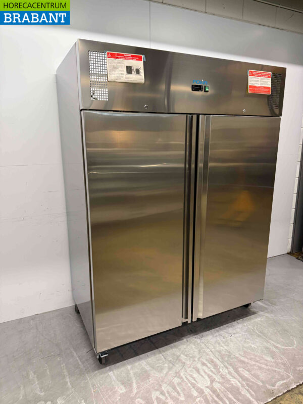 Edelstahl Polar U635 Doppeltüriger 2-türiger Gefrierschrank Gefrierschrank 1300 Liter 230V Horeca – Bild 2
