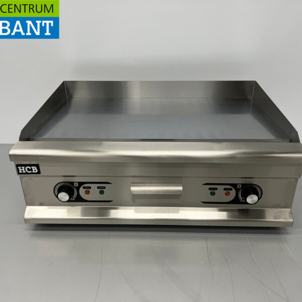 Edelstahl Bratpfanne Griddle Chromium Griddle 75 cm 400V Horeca